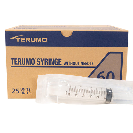 Seringue de dosage en plastique Terumo - 60cc.