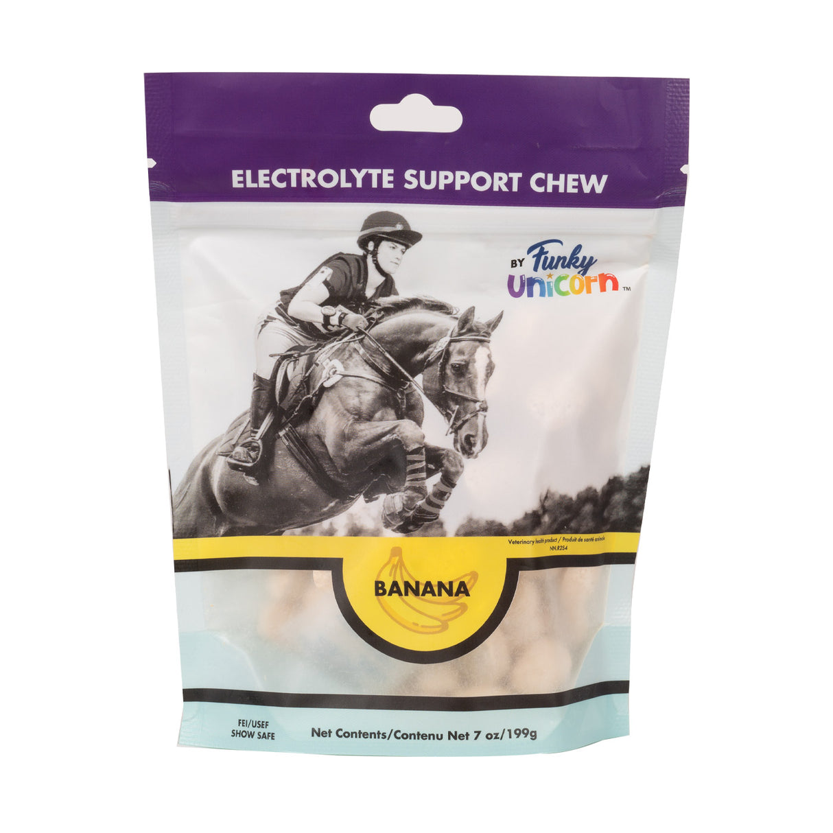 Funky Unicorn Electrolyte Chews Banana 7 oz.