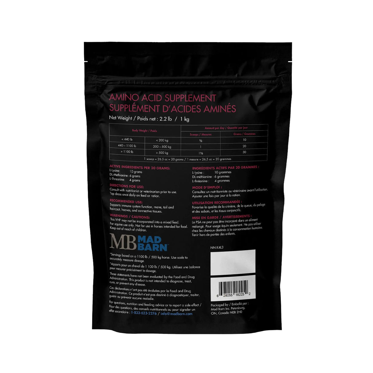 Mad Barn Trois Amigos 1 kg