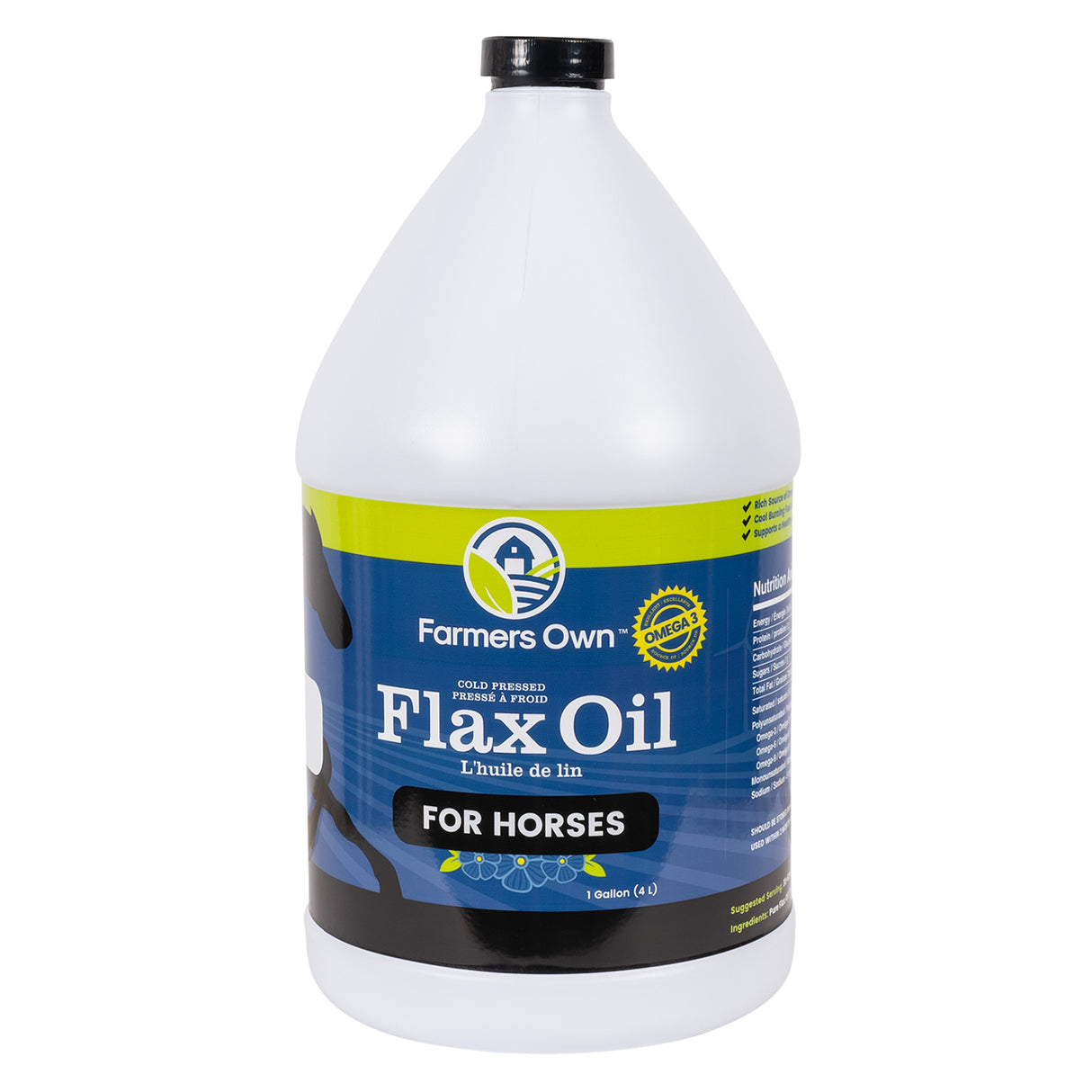 Farmers Own Flax Oil Horse Supplement 4L