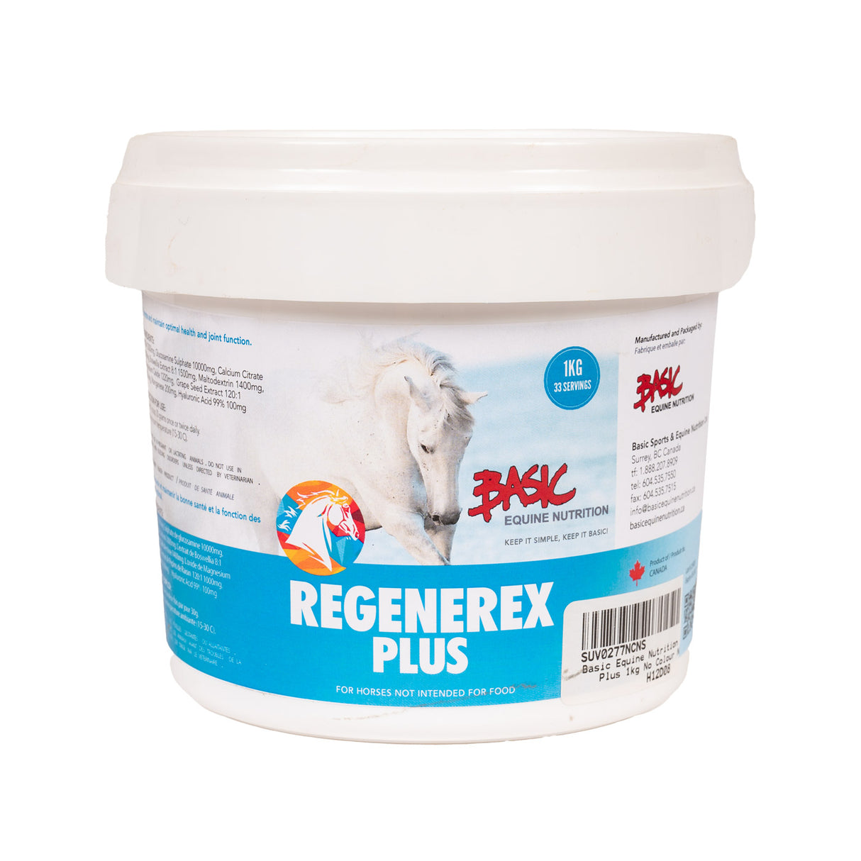 Nutrition Équine de Base Regenerex Plus 1 kg