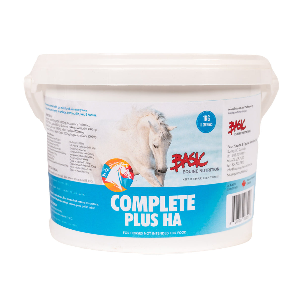 Nutrition équine de base Complete Plus HA 1 kg