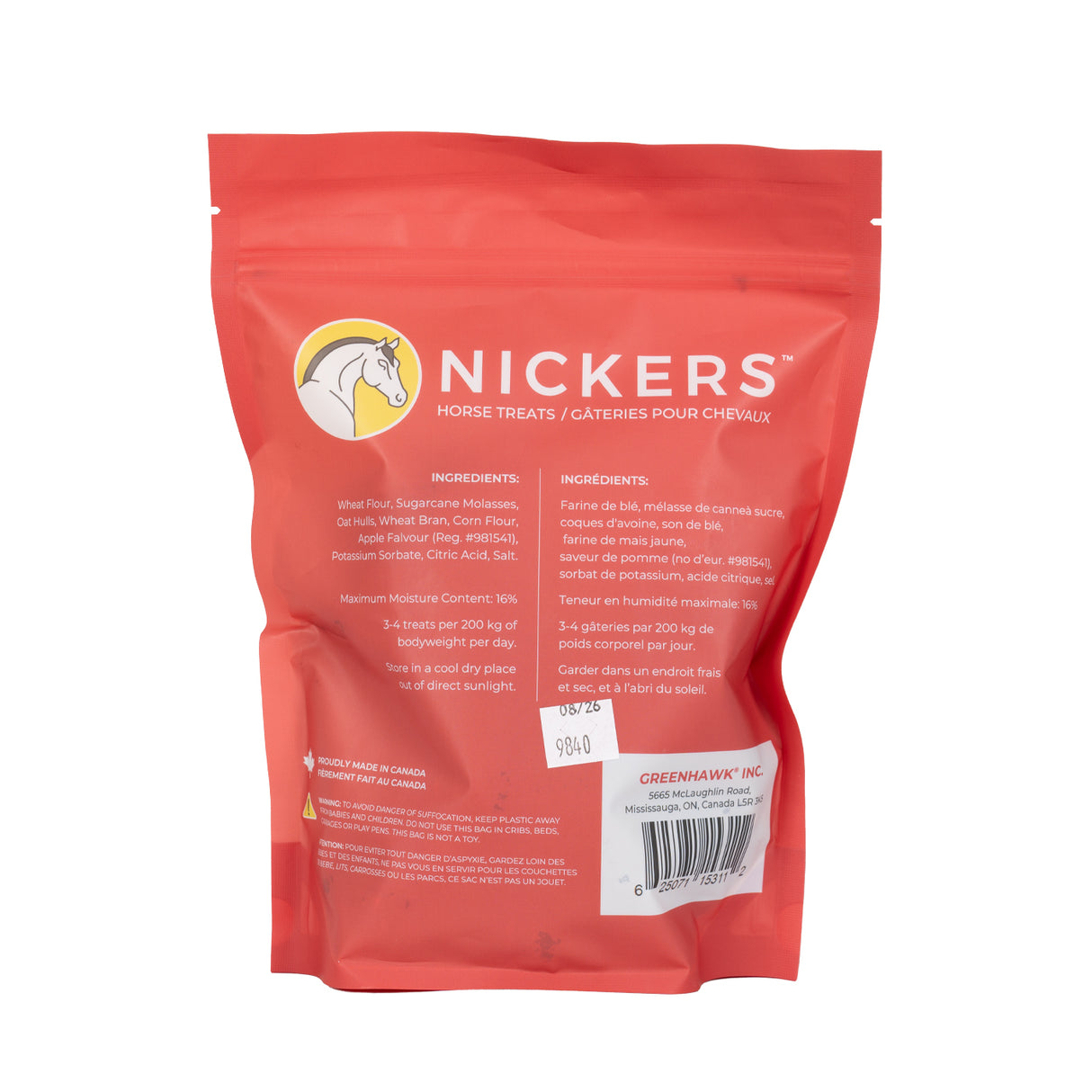 Greenline Nickers Original Muffins Horse Treats