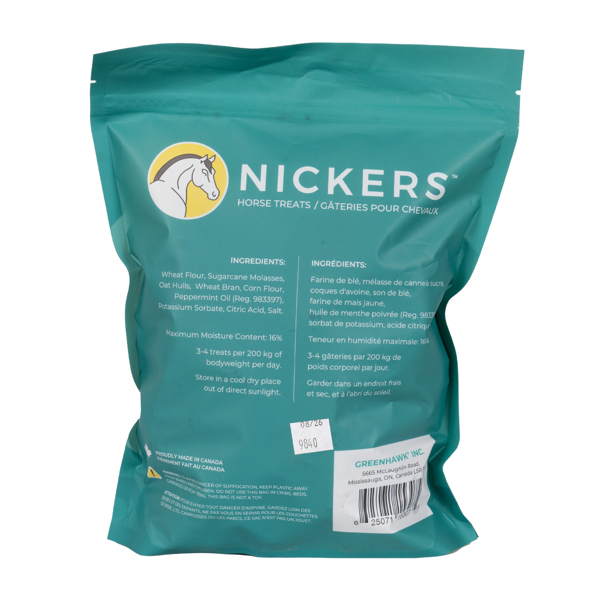 Greenline Nickers Original Muffins Horse Treats