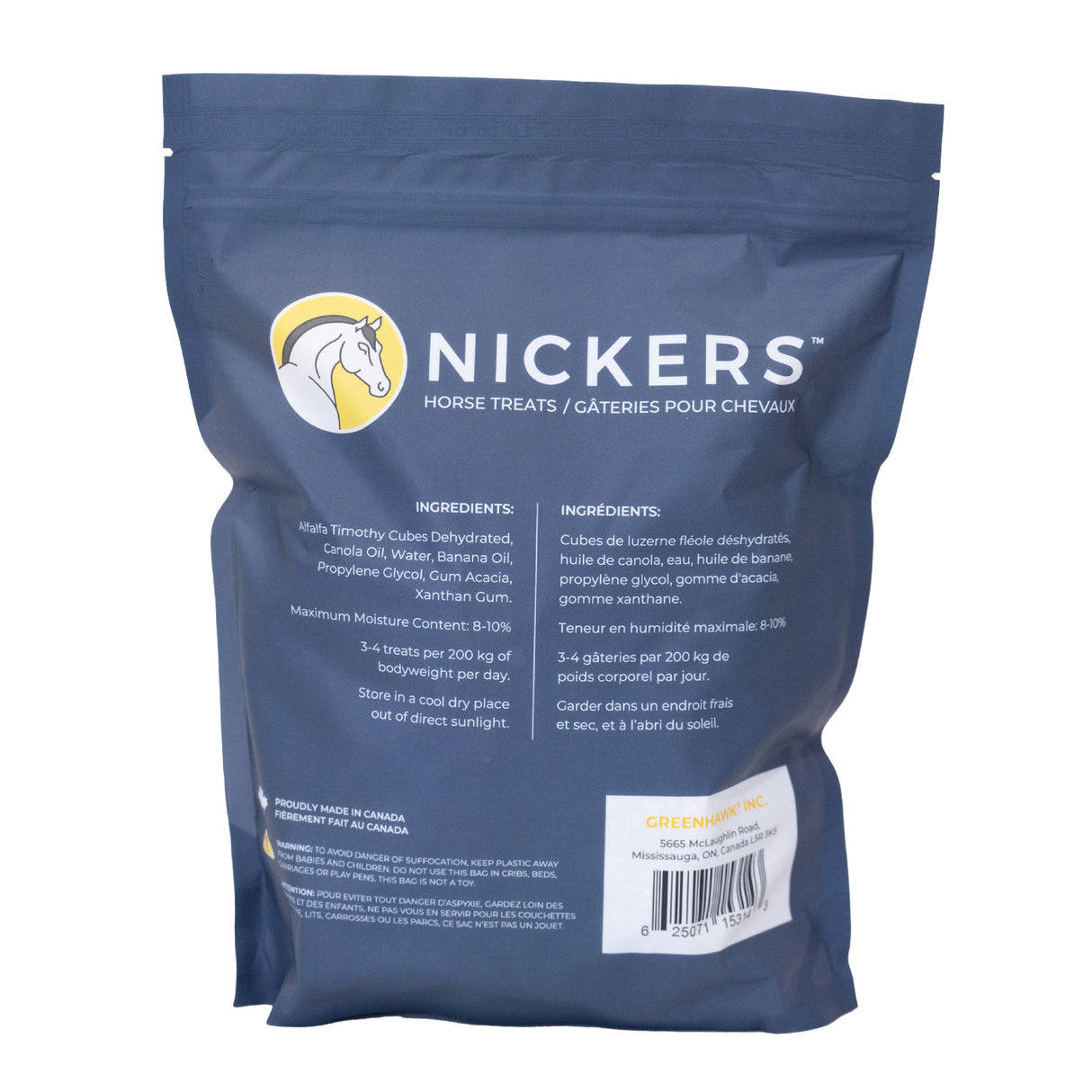 Greenline Nickers Crunchy Cubes Horse Treats
