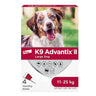 K9 Advantix II Flea & Tick Treatment for Dogs 11 to 25 kg - 4 Doses