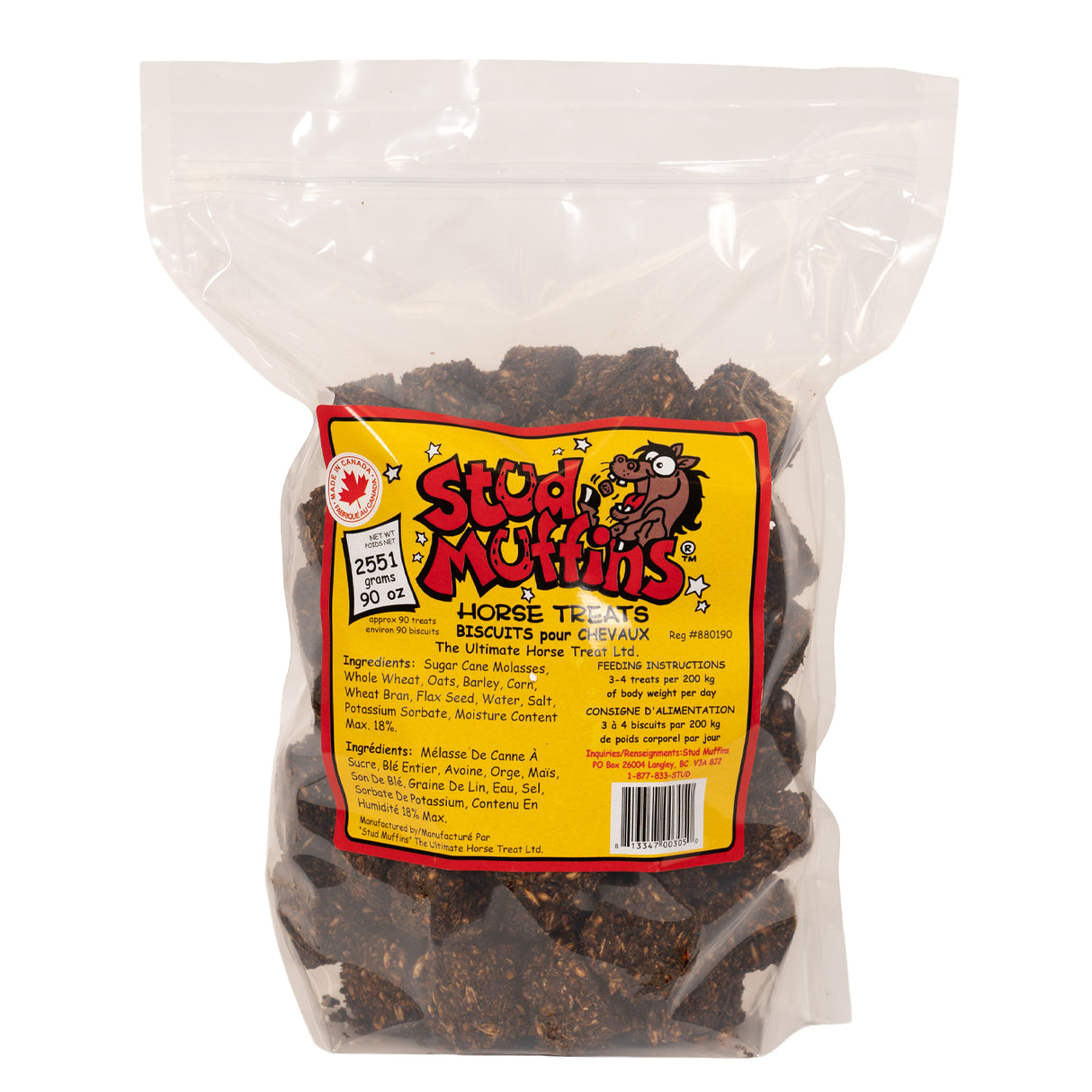 Friandises pour chevaux Stud Muffins 1,7 kg