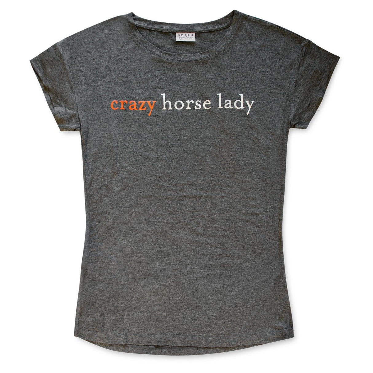 T-shirt Crazy Horse Lady équestre épicé
