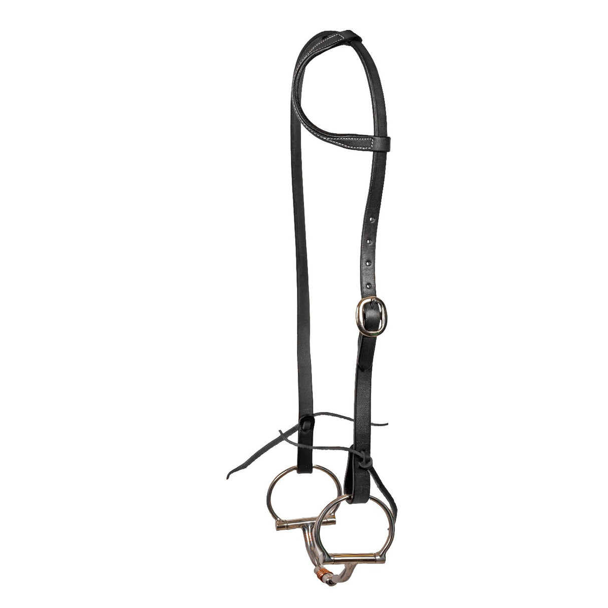 Copper Canyon Single Ply One Ear Headstall W/ Ties