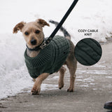Shedrow K9 Brentwood Cable Knit Dog Sweater
