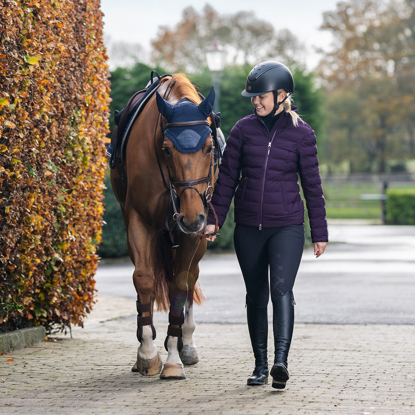 Charles Owen Kylo Regular Peak Helmet Greenhawk Equestrian Sport