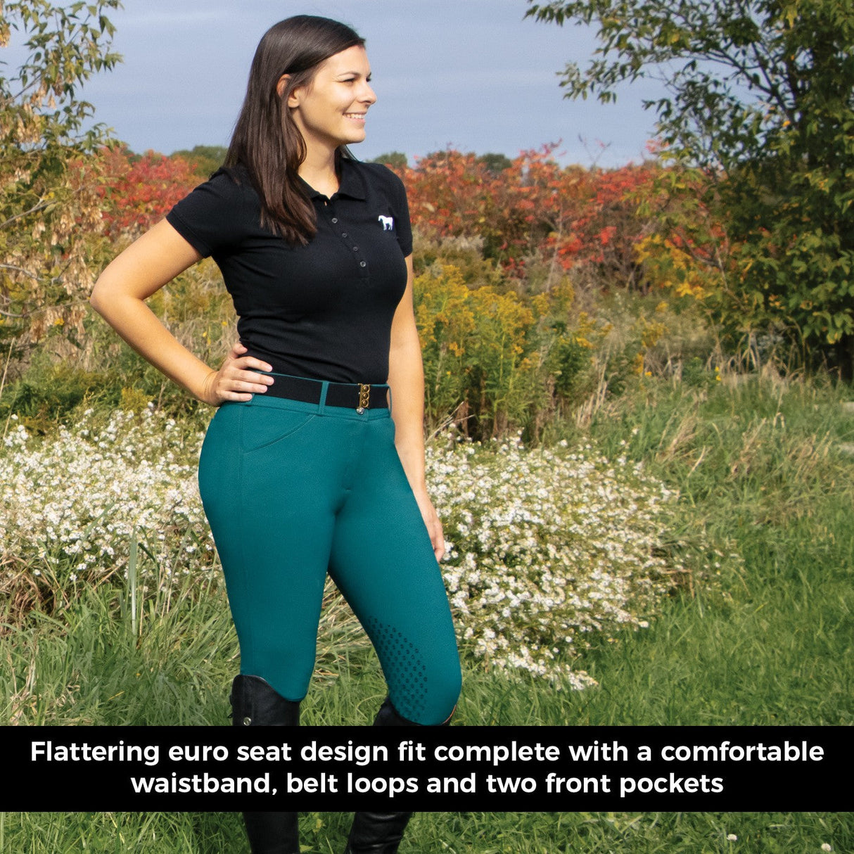 Pantalon d’équitation Morgan Platine Elation 