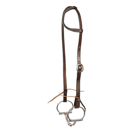 Copper Canyon Single Ply One Ear Headstall W/ Ties