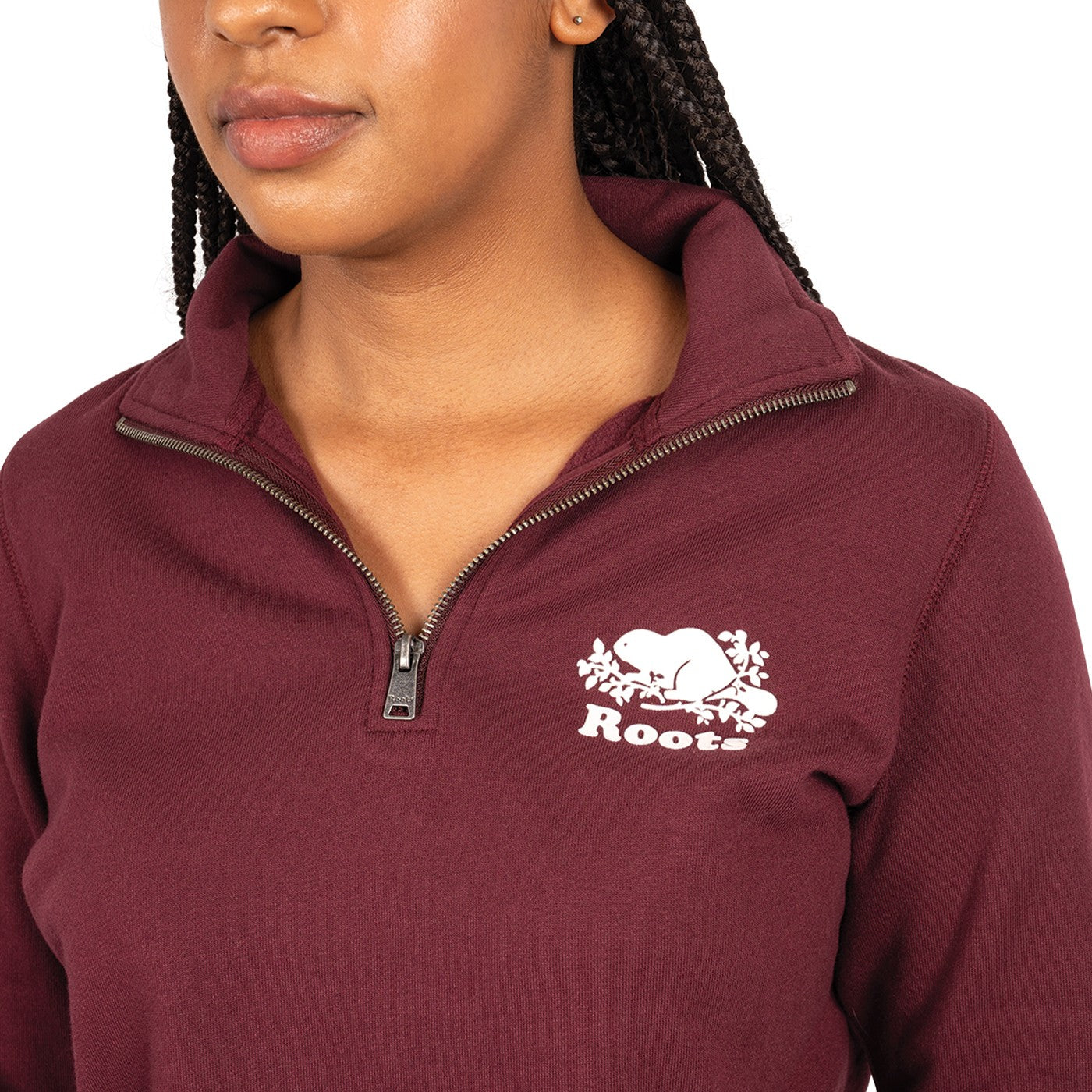 Quarter zip roots on sale sweater