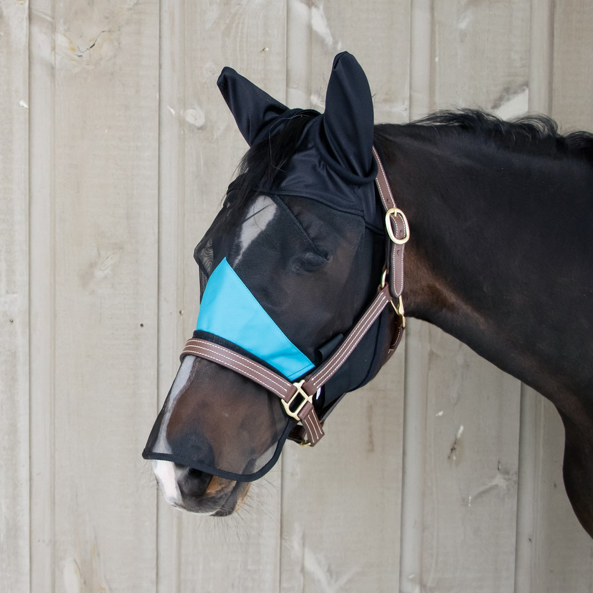 Shedrow Fly Mask W/ Ears & Nose Cover