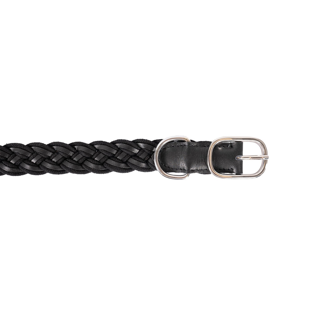 Shedrow K9 Rideau en corde tressée et collier en cuir