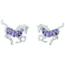 Boucles d'oreilles cheval au galop Kelley & Co pour enfant