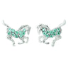 Boucles d'oreilles cheval au galop Kelley & Co pour enfant