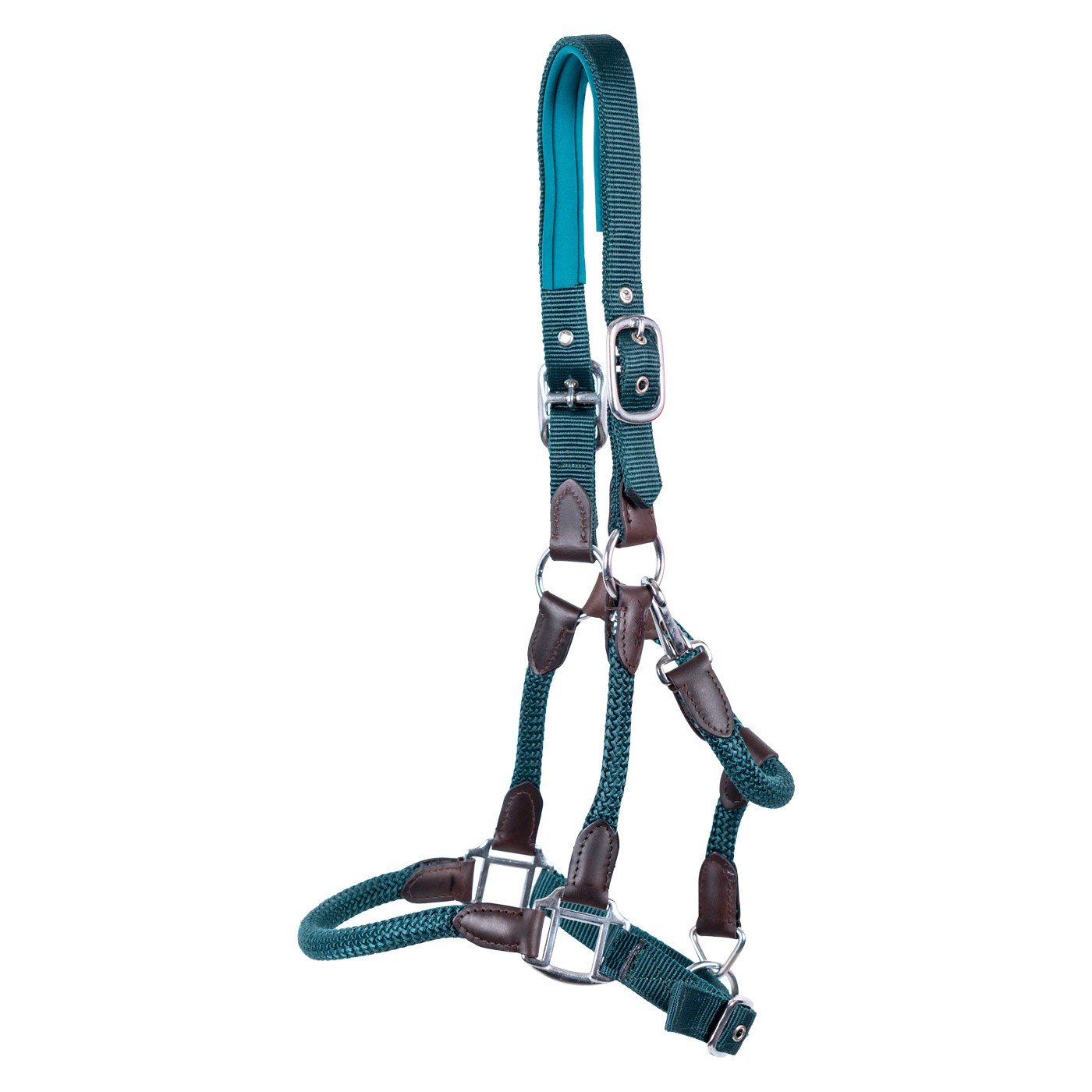 Shedrow Nylon & Leather Halter – Greenhawk Equestrian Sport