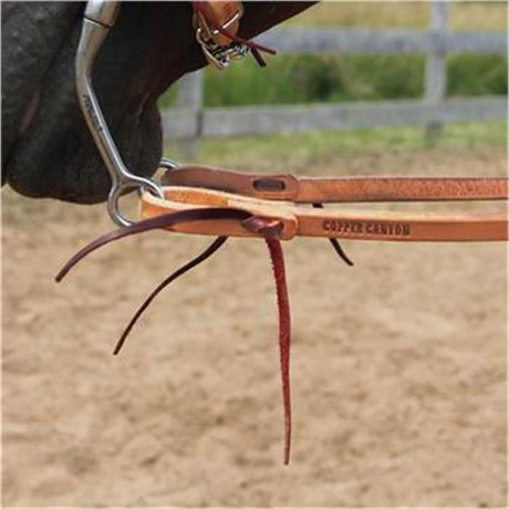 Copper Canyon Bridle Leather Reins W/ Ties