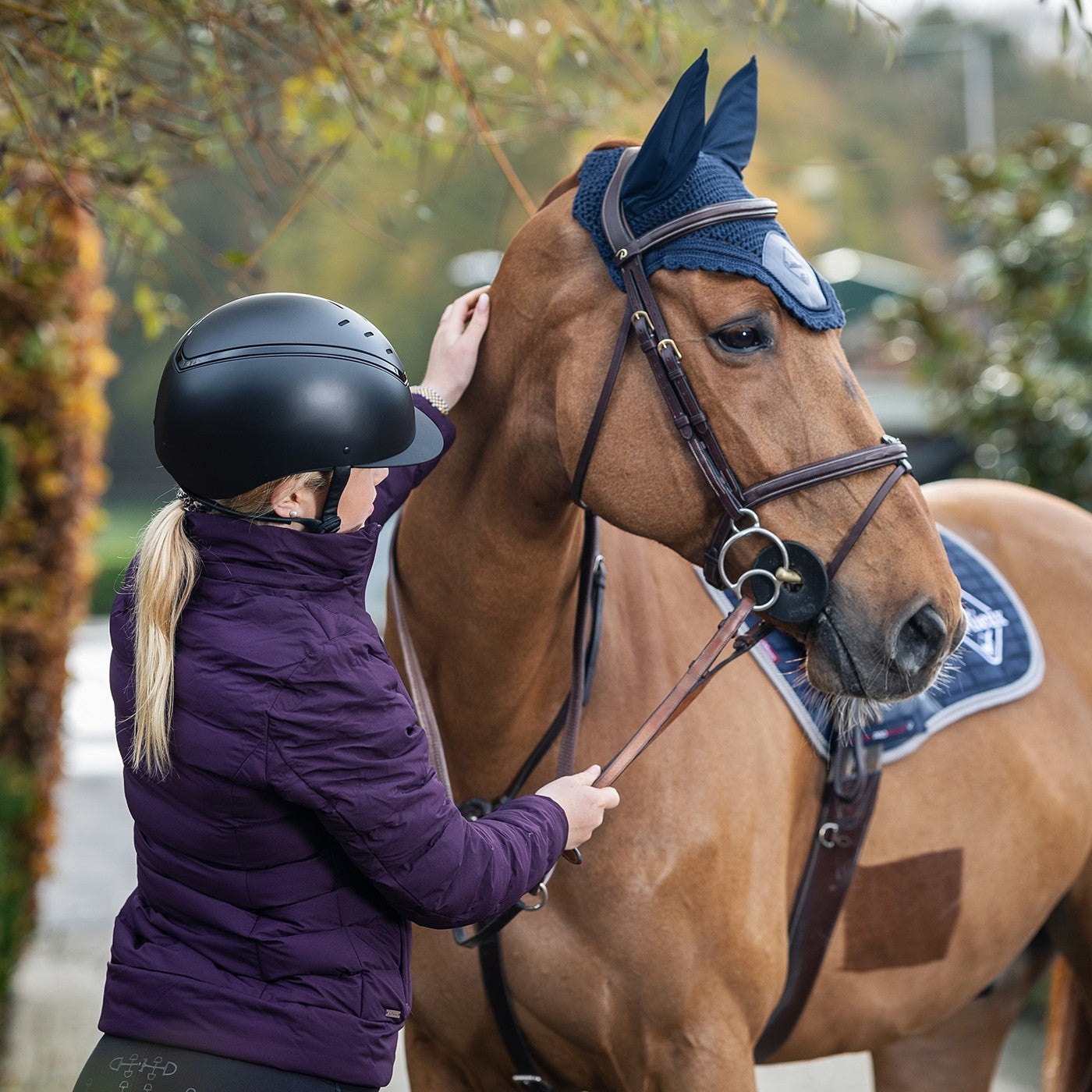 Charles Owen Kylo Regular Peak Helmet Greenhawk Equestrian Sport