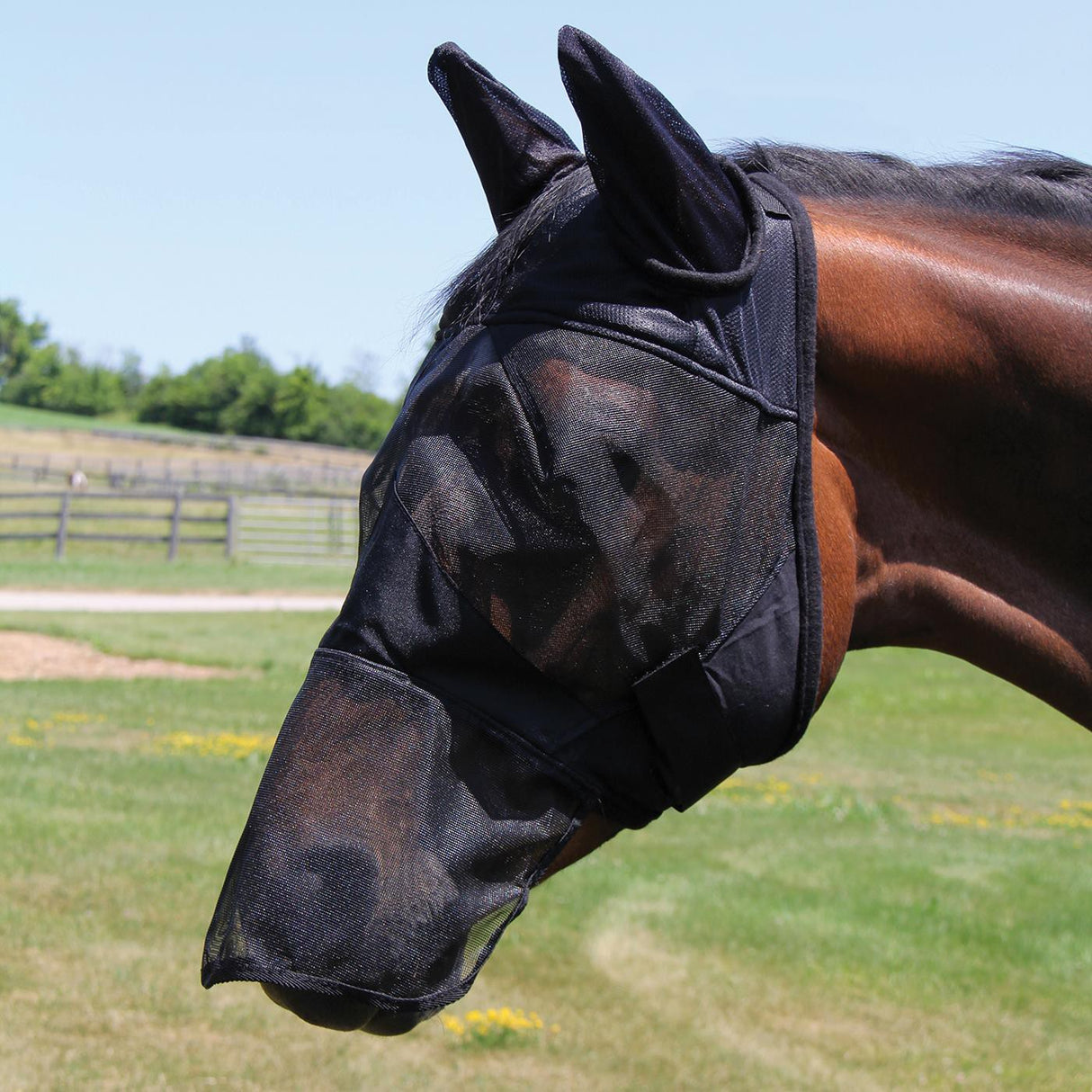 Masque anti-mouches Shedrow avec cache-oreilles et nez