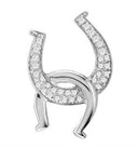 Pendentif double fer à cheval à emboîtement Kelly Herd