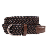 Cinto Braided Leather & Rope Belt
