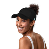 Top Knot Women's High Ponytail Casual Cap