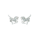 Boucles d'oreilles cheval au galop Kelley & Co pour enfant
