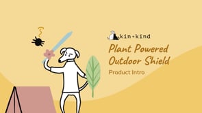 Kin + Kind Bouclier d'extérieur à la citronnelle Spray pour animaux de compagnie 12 oz