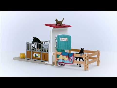 Centre Équestre, coffret figurines avec 75 éléments inclus dont 1 cheval, des 5 ans, schleich 72222 Horse club Centre Équestre, coffret figurines avec 75 éléments inclus dont 1 cheval, des 5 ans, schleich 72222 Horse club