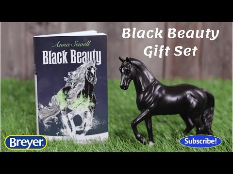 Breyer Freedom Black Beauty Horse & Book Set