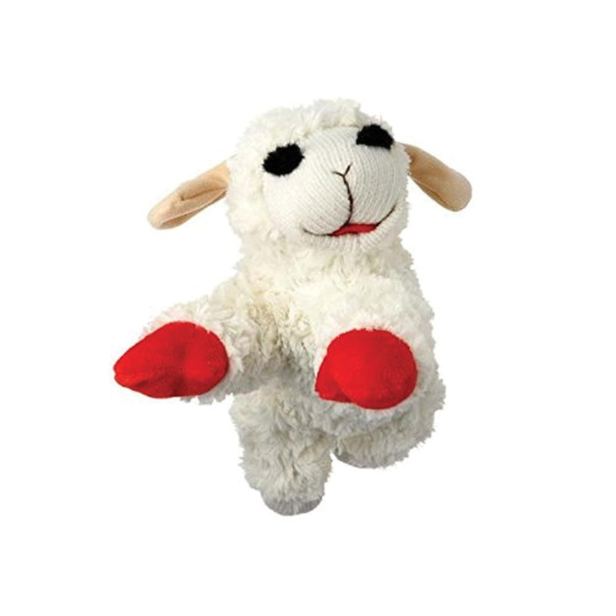 Multipet Lamb Chop Plush Dog Toy 6 in.