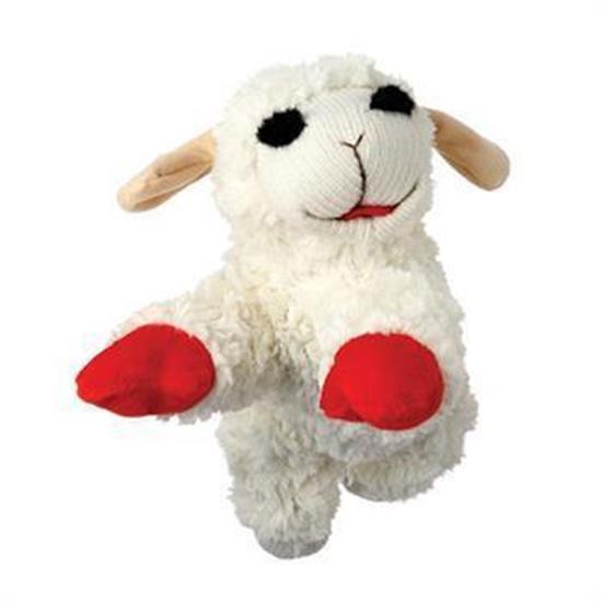Multipet Lamb Chop Plush Dog Toy 10 in.