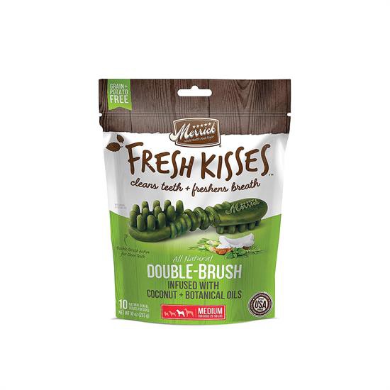 Merrick Fresh Kisses Coconut Medium Brush 10 Pack