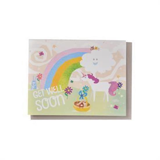 Unicorns & Rainbows Get Well Greeting Card