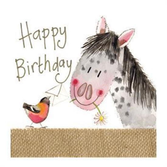 Alex Clark Pretty Pony Happy Birthday Greeting Card
