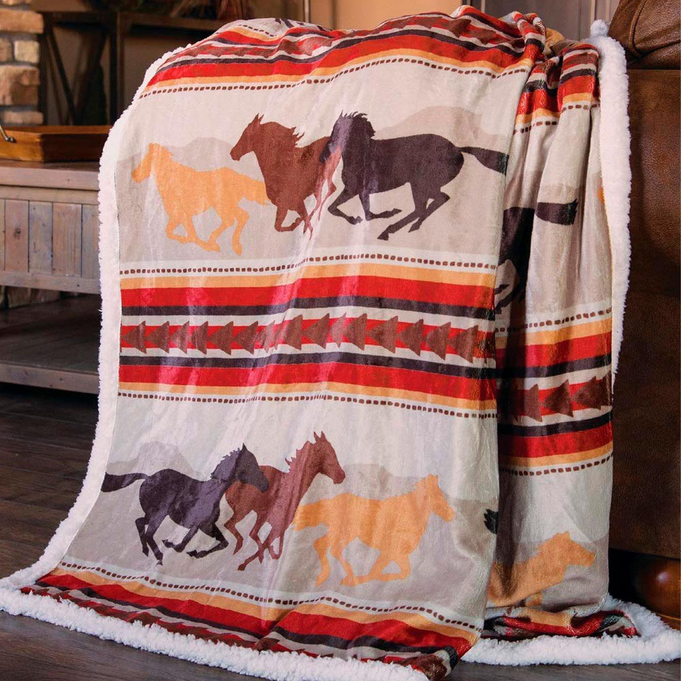 Horse blanket throw sale