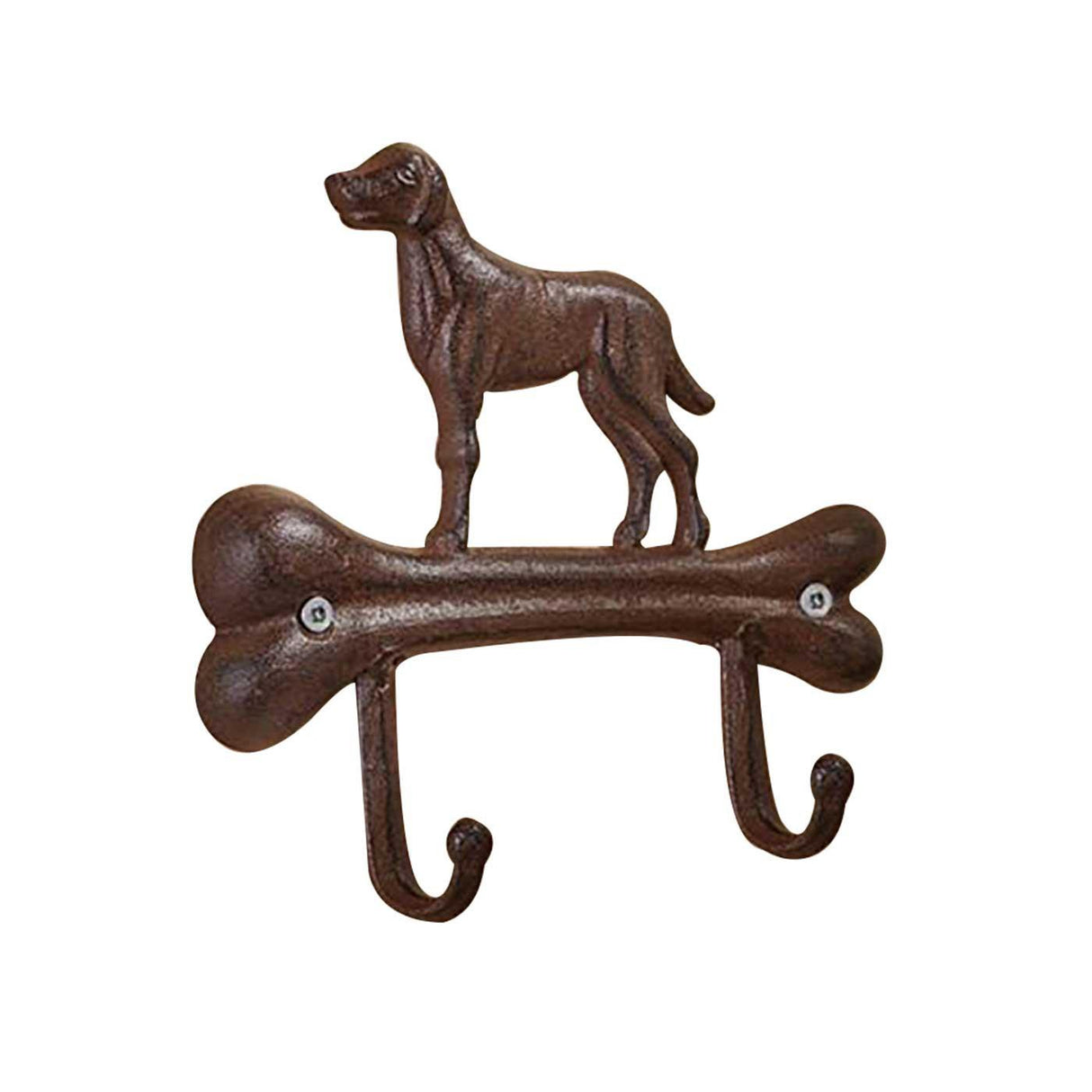 Accent Plus 4506578 Dog With Bone Wall Hook, Brown Multicolor