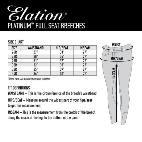 Elation Platinum Full Seat Breech