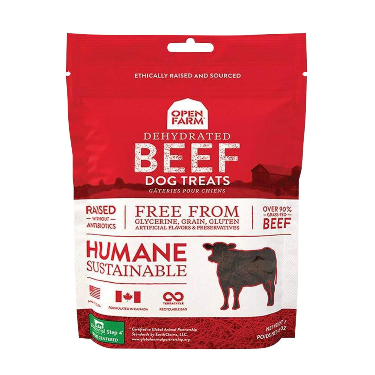Open Farm Beef Dog Treat 4.5 oz.
