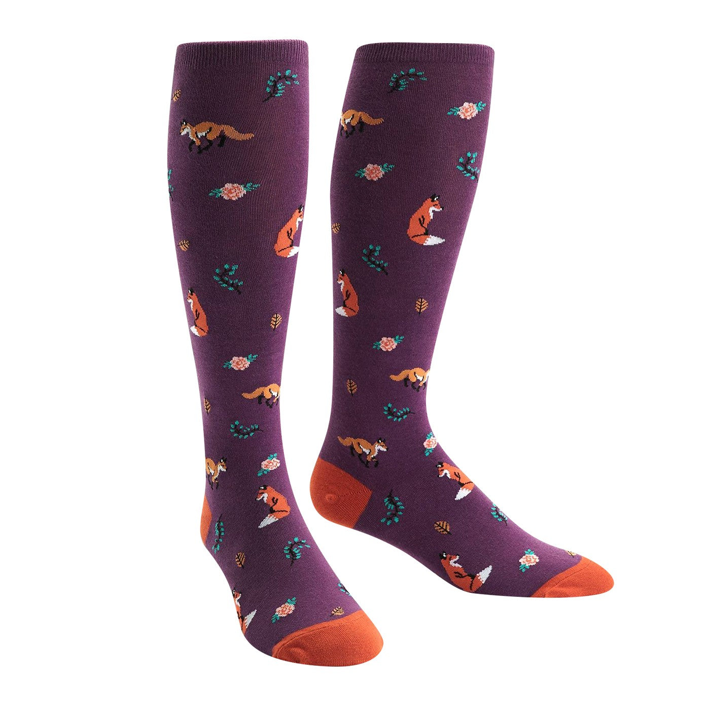 Sock It To Me Fox Trot Stretch-It Knee High Socks – Greenhawk