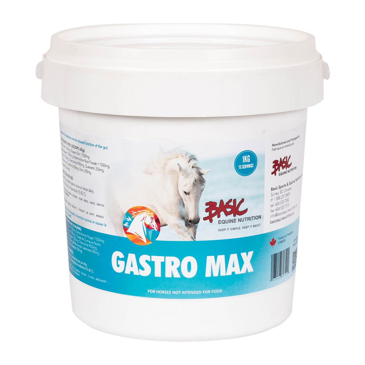 Nutrition équine de base GastroMax 1 Kg