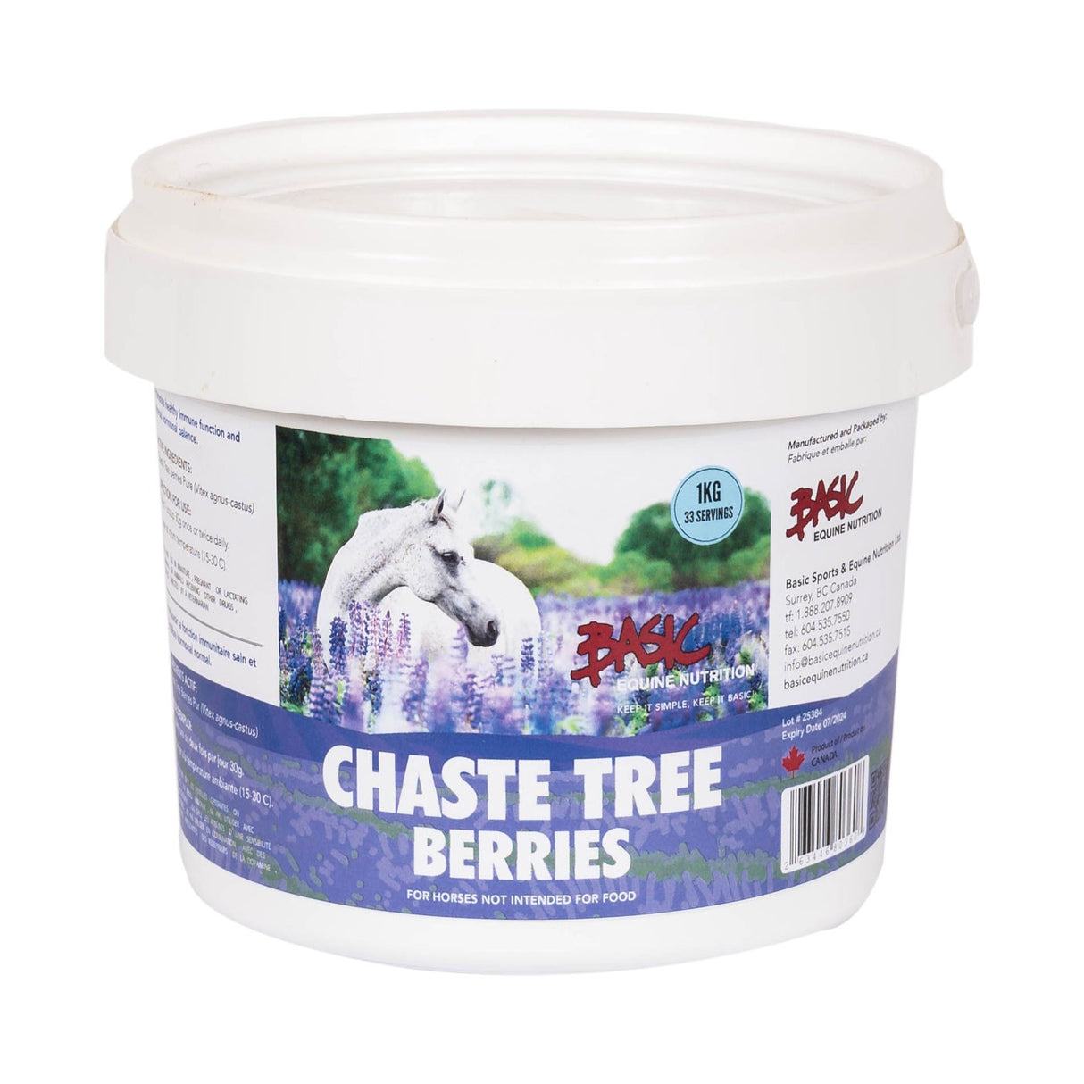 Basic Equine Nutrition Chaste Tree Berries 1 Kg