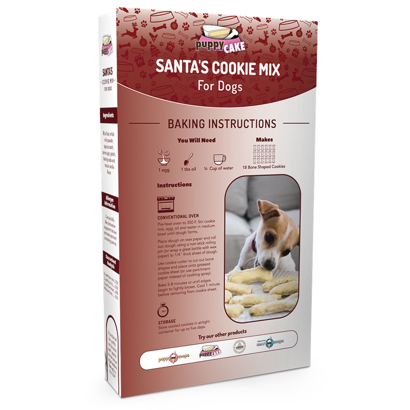 Dog on sale cookie mix