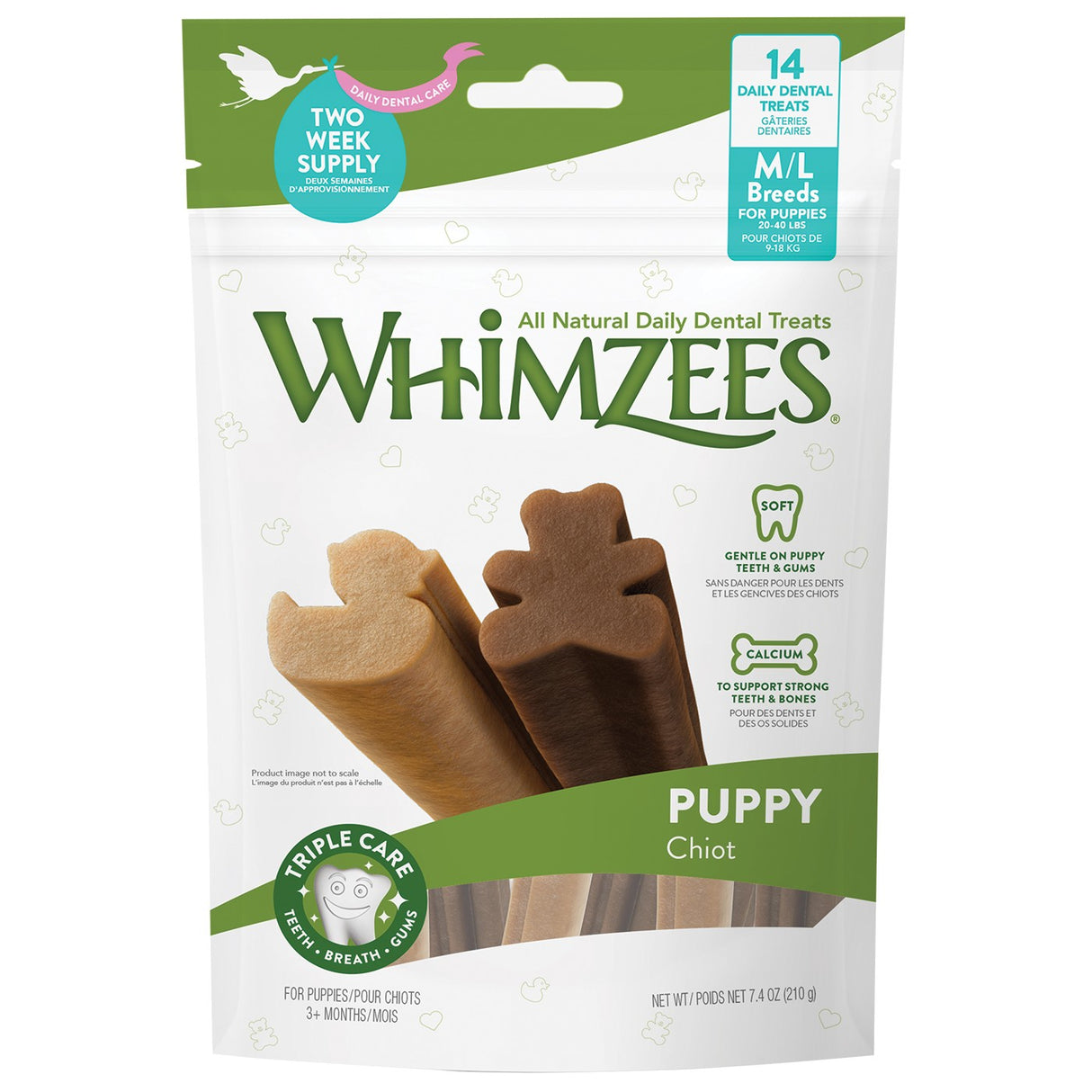 Whimzees Puppy Medium/Large Breed Value Pouch