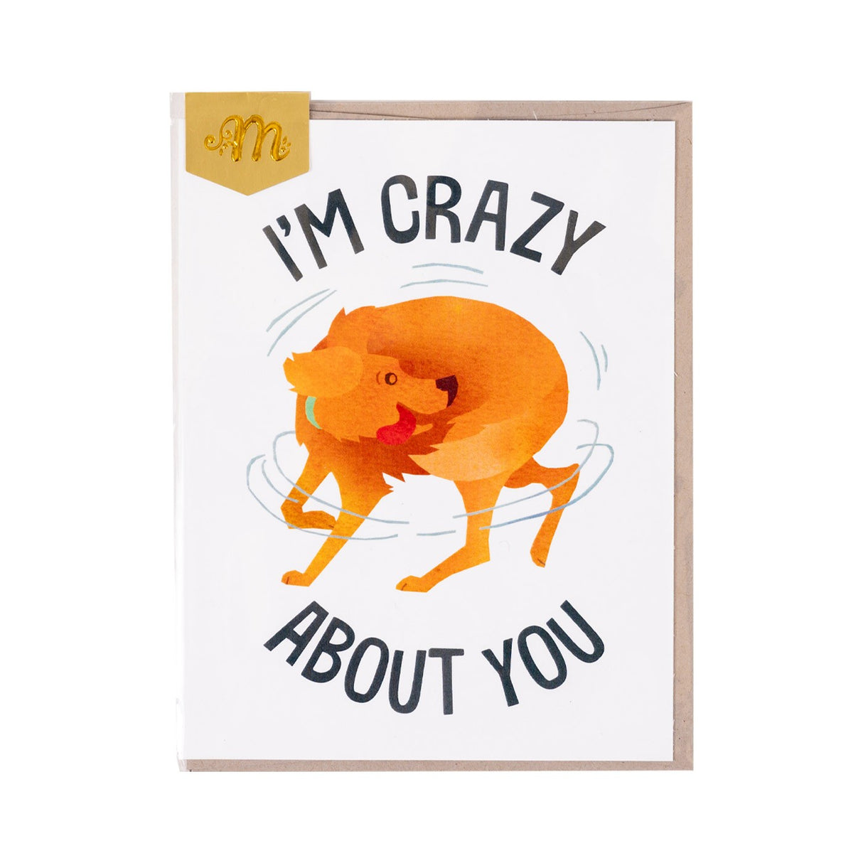 Crazy Tail Greeting Card