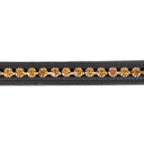 Val du Bois Yellow Crystal Browband
