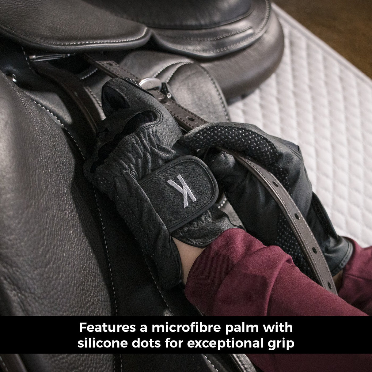 Gants d'équitation Konekt Platinum Grip